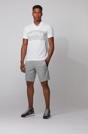 Koszulki Polo BOSS Cotton Blend Białe Męskie (Pl51770)
